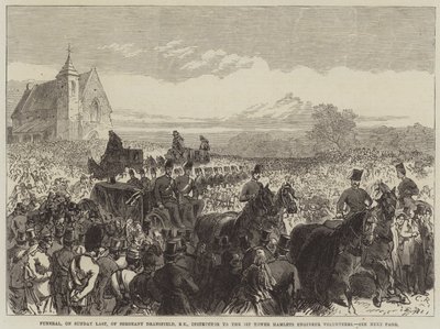 Funeral, on Sunday Last, of Sergeant Dransfield, RE, Instructor to the 1st Tower Hamlets Engineer Volunteers by Sir John Charles Robinson